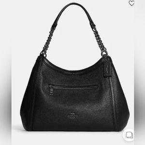 SOLD--Coach Leather Chain Kristy Shoulder Bag- Authentic- NWT